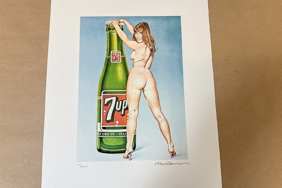 Lithografie nach Mel Ramos