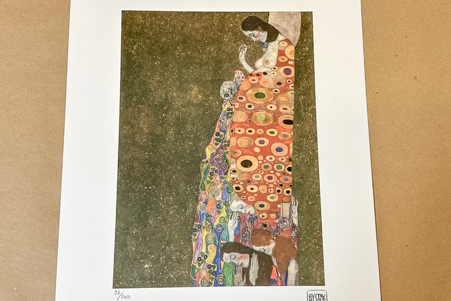 Lithografie nach Gustav Klimt, limitiert