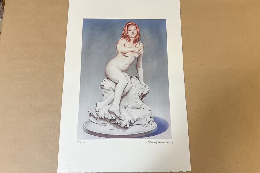 Lithografie nach Mel Ramos