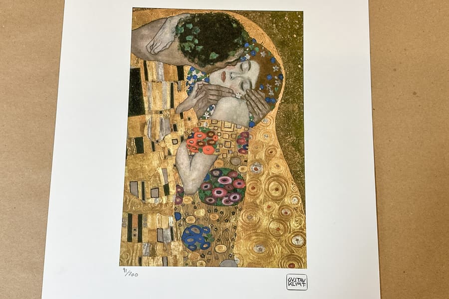 Lithografie nach Gustav Klimt, limitiert