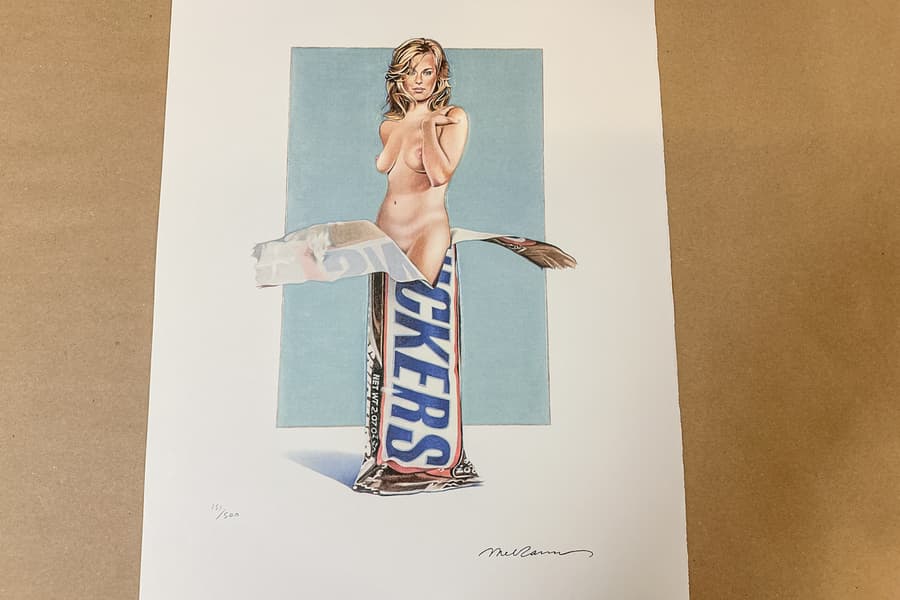 Lithografie nach Mel Ramos