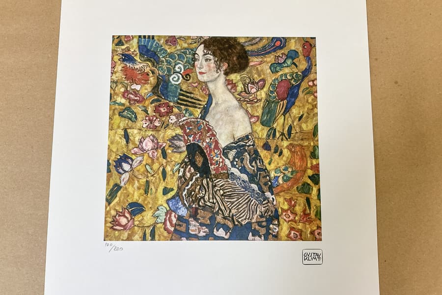 Lithografie nach Gustav Klimt, limitiert