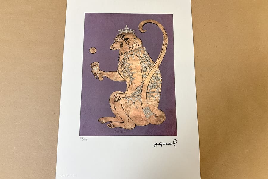 Lithografie nach Andy Warhol, limitiert