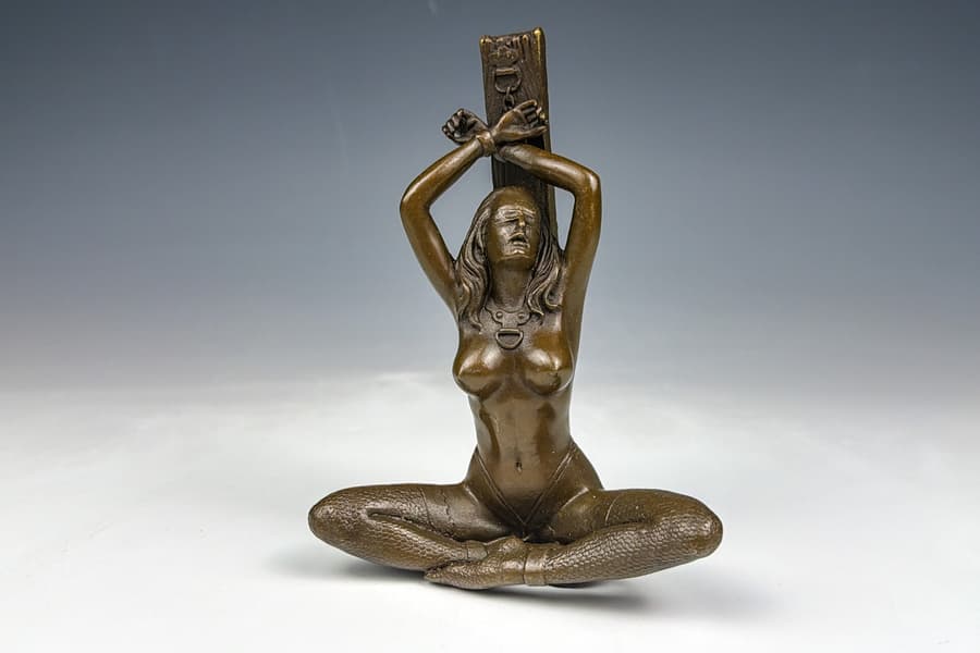 Erotische Bronze Skulptur