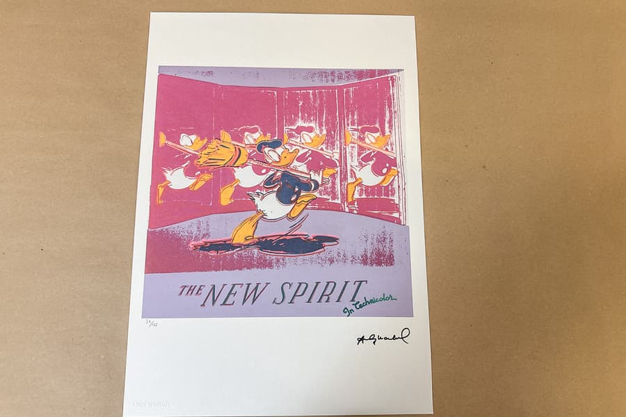 Lithografie nach Andy Warhol, limitiert