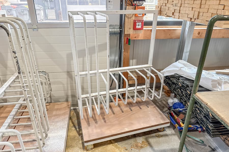 Plattentransportwagen