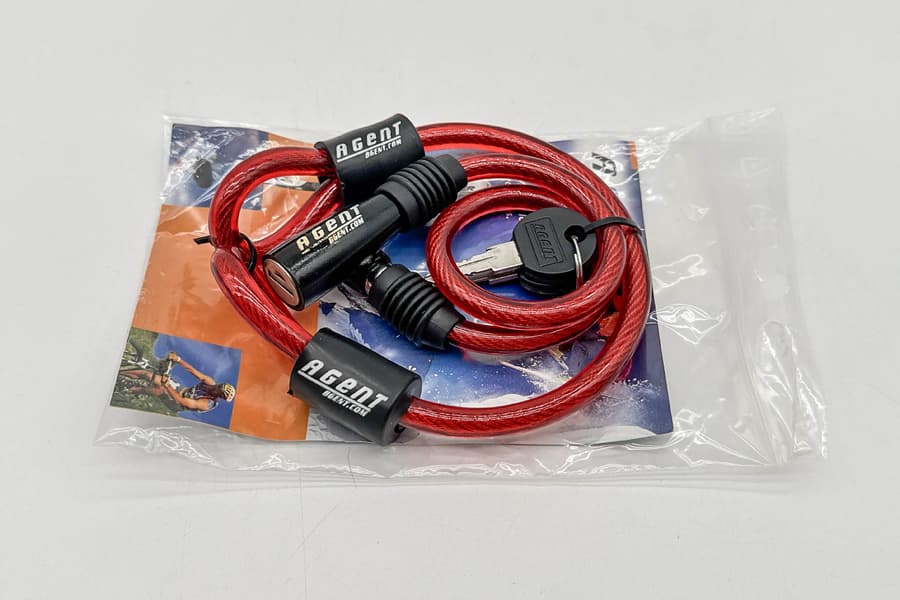 5 Skischlösser AGENT inkl. 2 Schlüssel