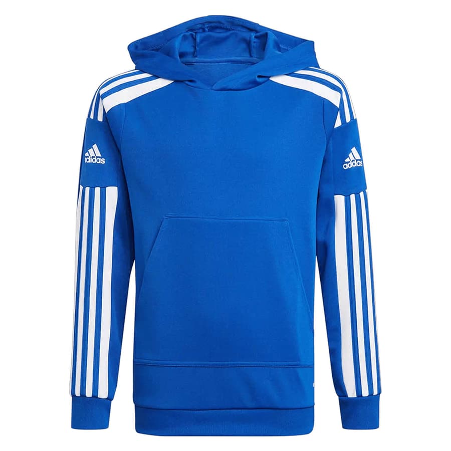 adidas Kinder Kapuzenpullover Squadra 21 dunkelblau/weiß, Gr. 164