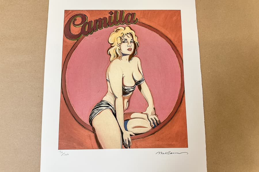 Lithografie nach Mel Ramos