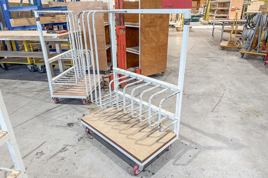 Plattentransportwagen