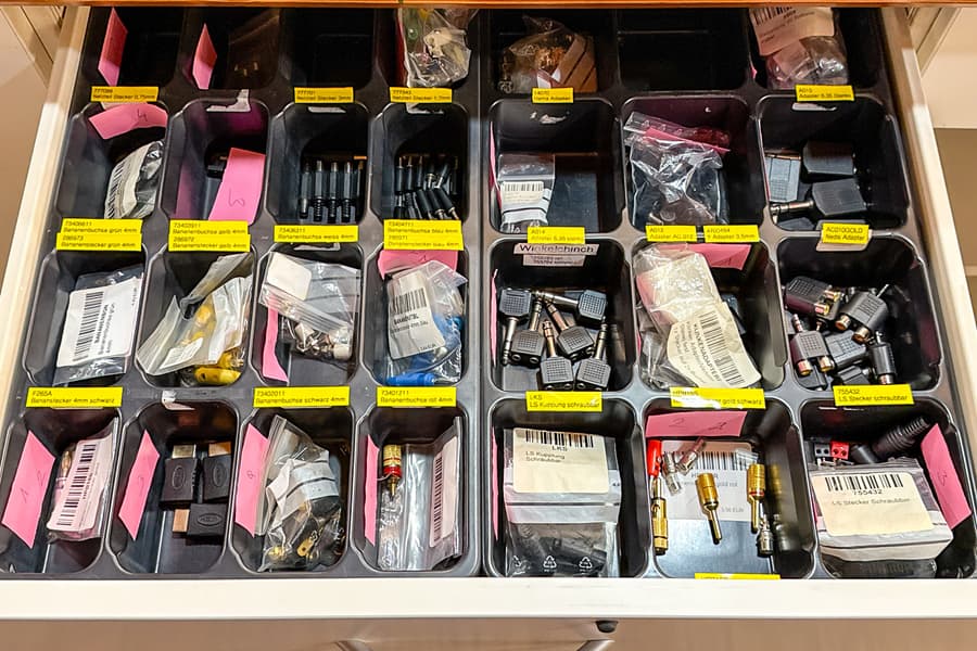 Ladeninhalt: Audiokabelbedarf