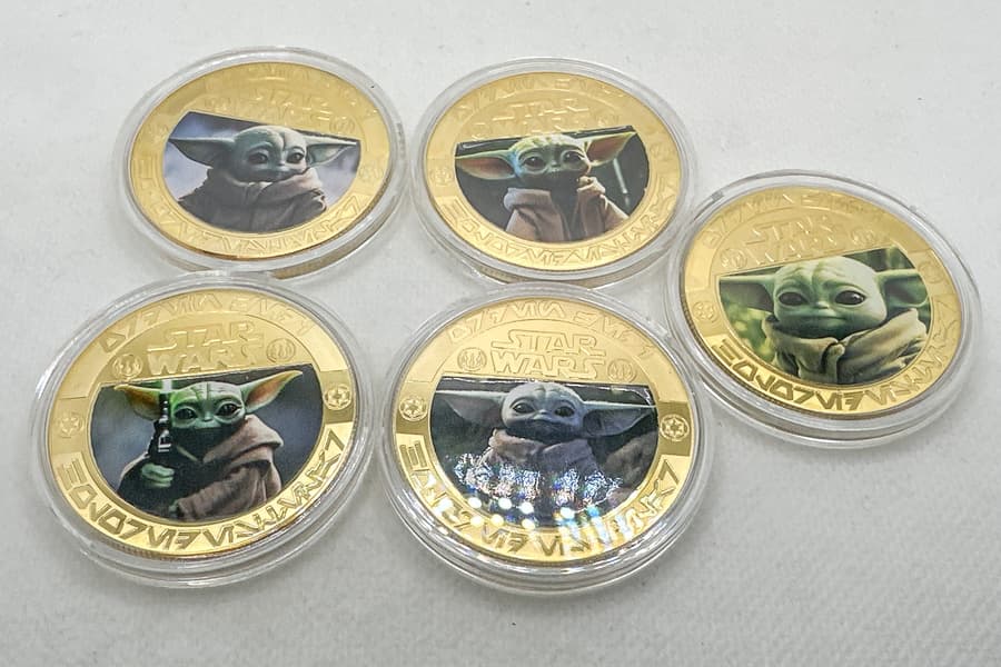 5 Sammlermünzen Star Wars