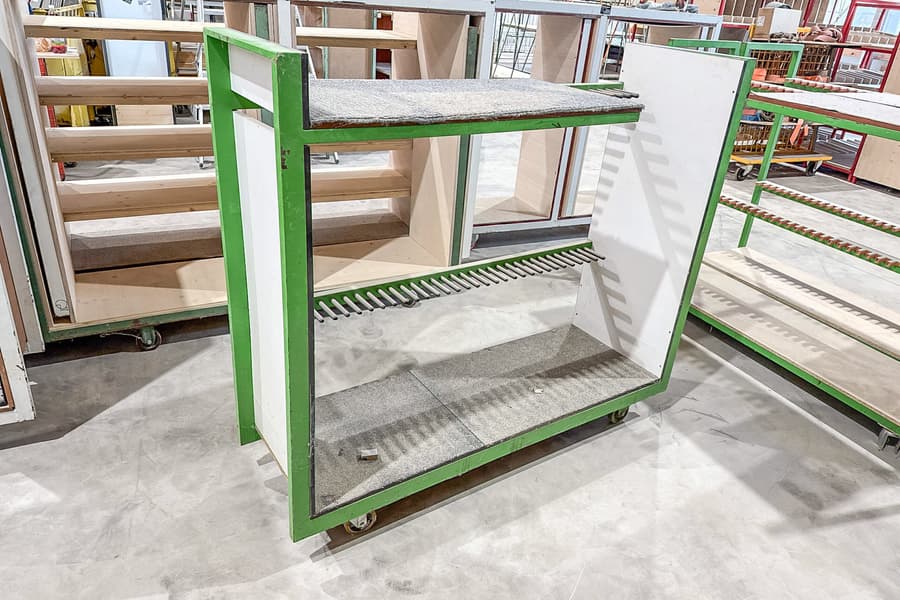 Plattentransportwagen