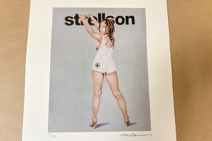 Lithografie nach Mel Ramos