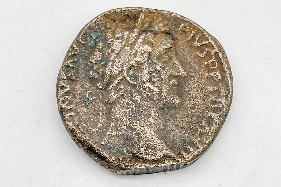 Römische Münze Sesterz