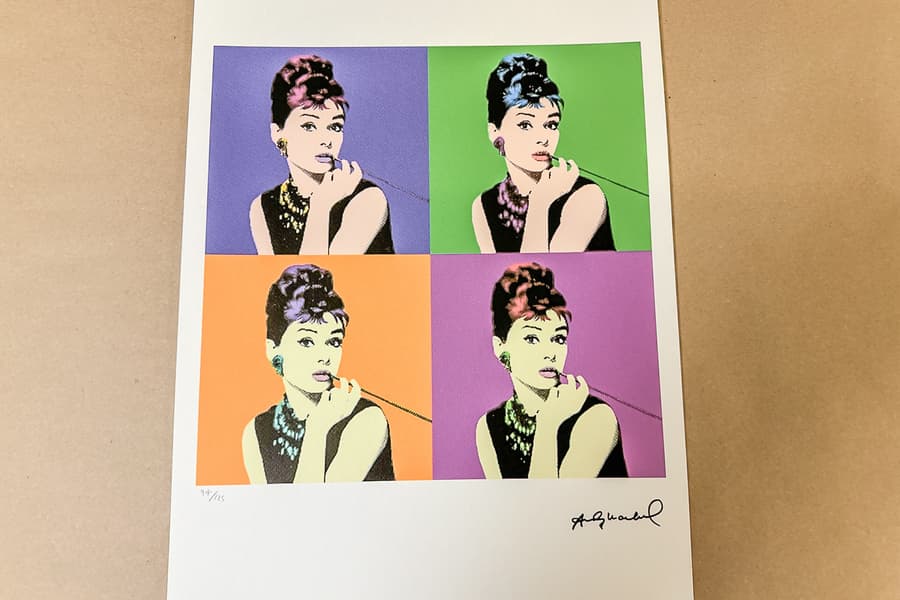 Lithografie nach Andy Warhol, limitiert