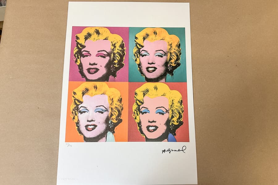 Lithografie nach Andy Warhol, limitiert