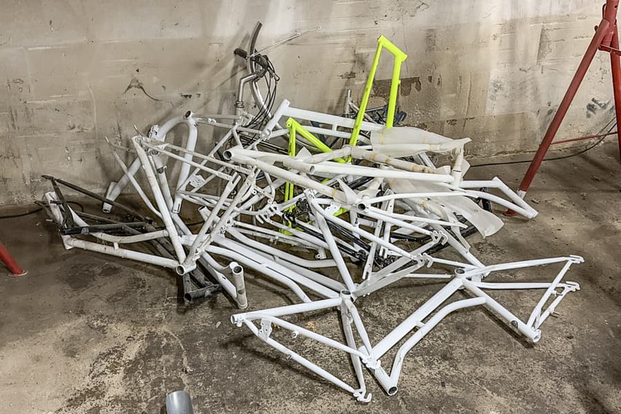 Posten Fahrradrahmen