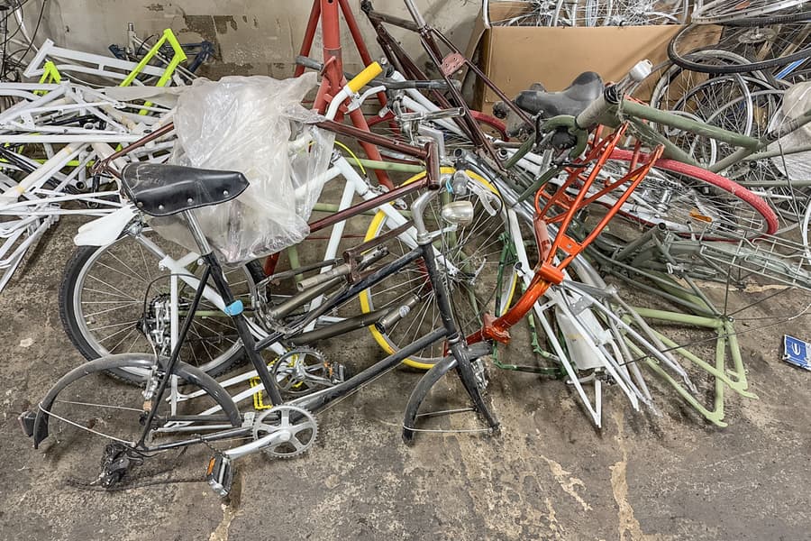 Posten Fahrradrahmen