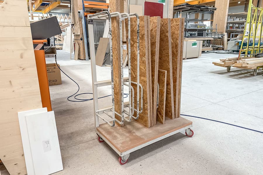 Plattentransportwagen