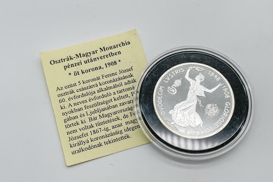 Sammlermünze mit Zertifikat