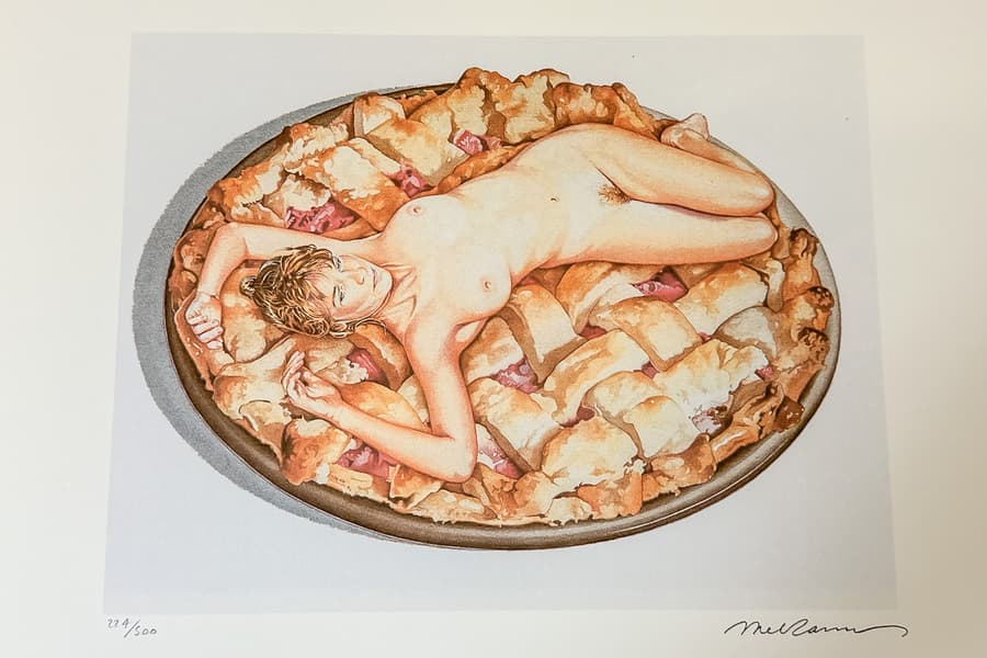 Lithografie nach Mel Ramos