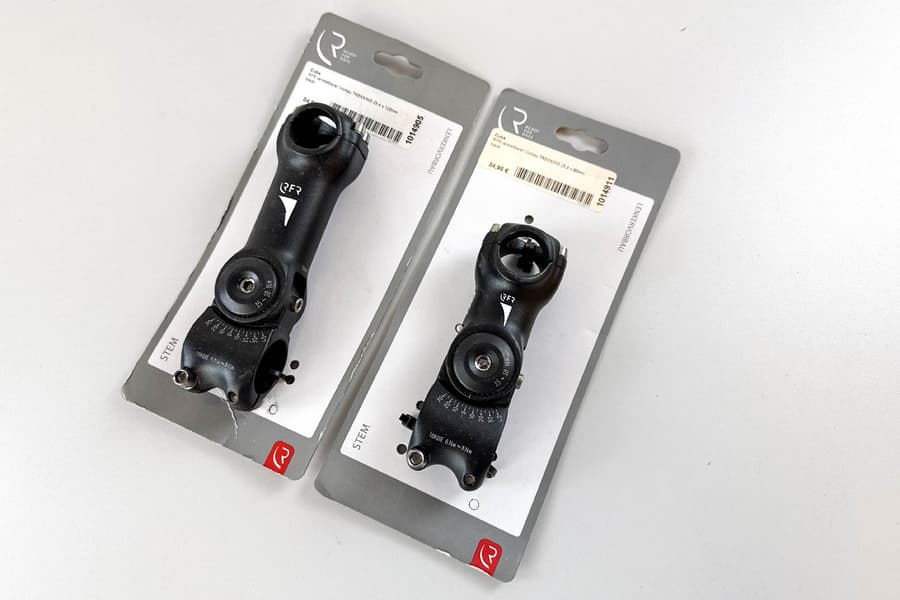 2 Fahrrad Vorbaue verstellbar Cube