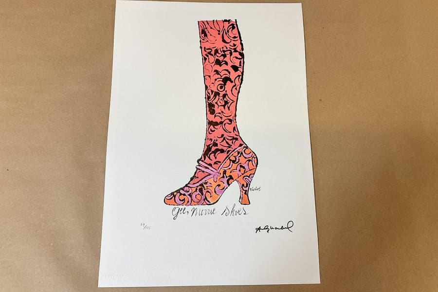 Lithografie nach Andy Warhol, limitiert