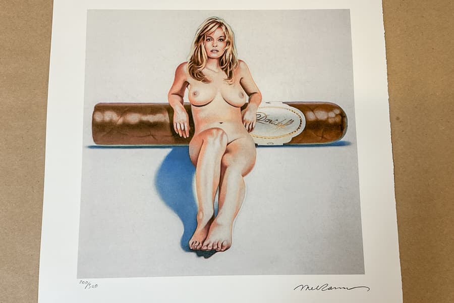 Lithografie nach Mel Ramos