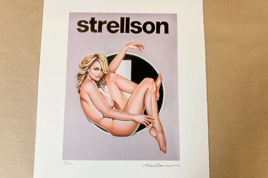 Lithografie nach Mel Ramos