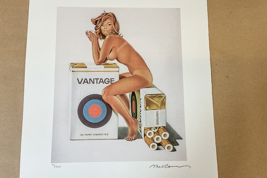 Lithografie nach Mel Ramos