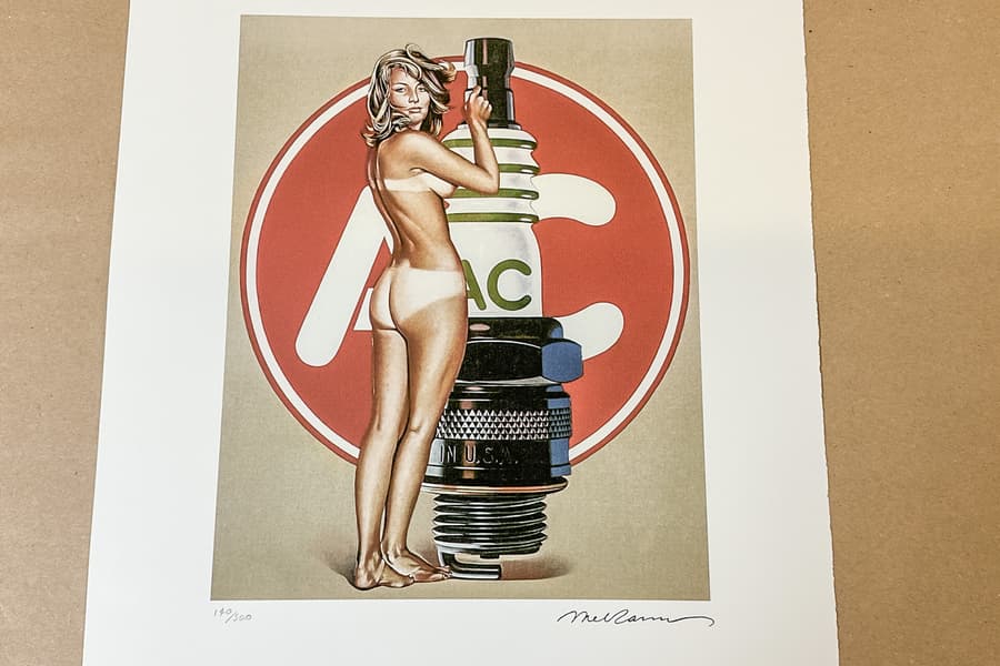 Lithografie nach Mel Ramos