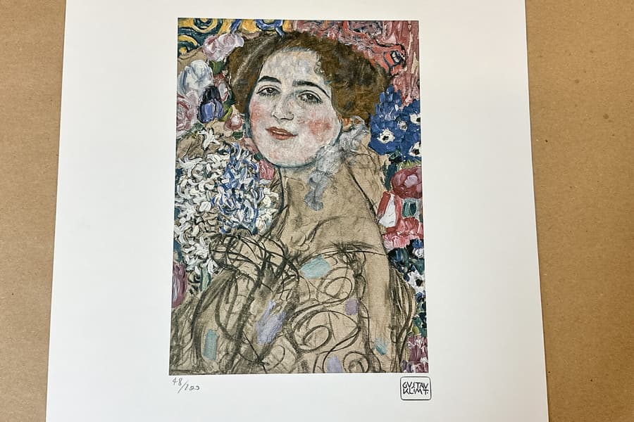 Lithografie nach Gustav Klimt, limitiert
