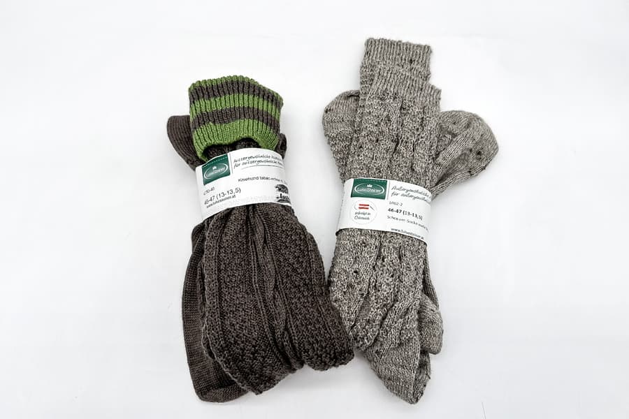 2 Paar Herren Trachtenstutzen Luise Steiner, Gr. 46-47