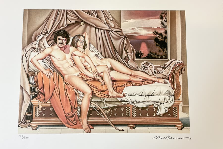 Lithografie nach Mel Ramos
