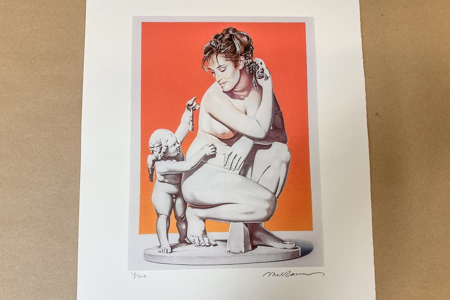 Lithografie nach Mel Ramos
