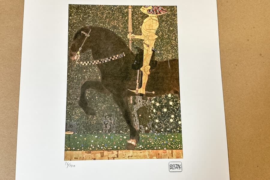 Lithografie nach Gustav Klimt, limitiert