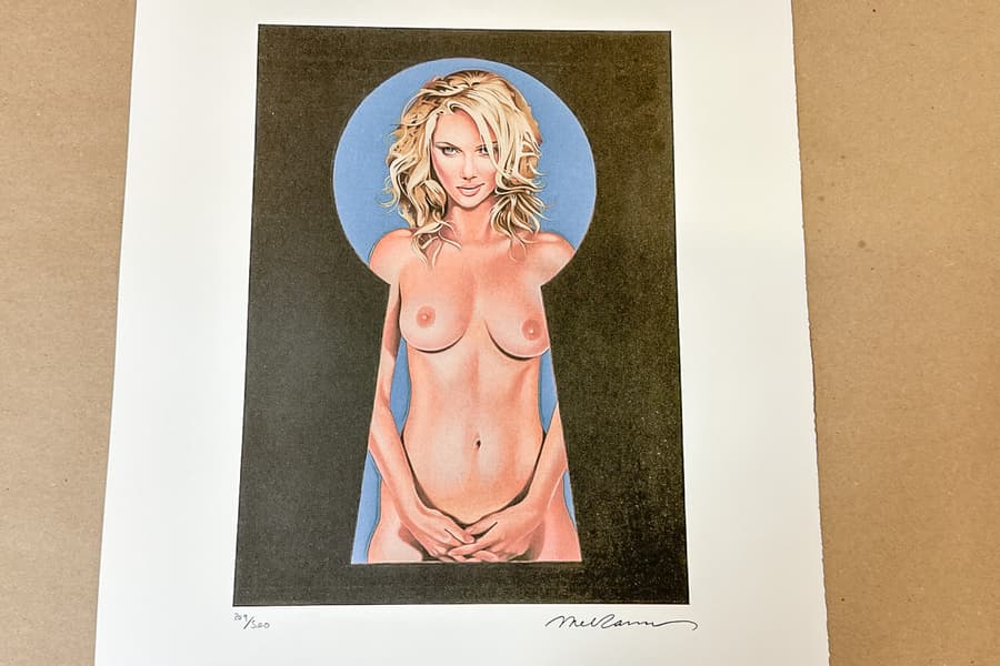 Lithografie nach Mel Ramos