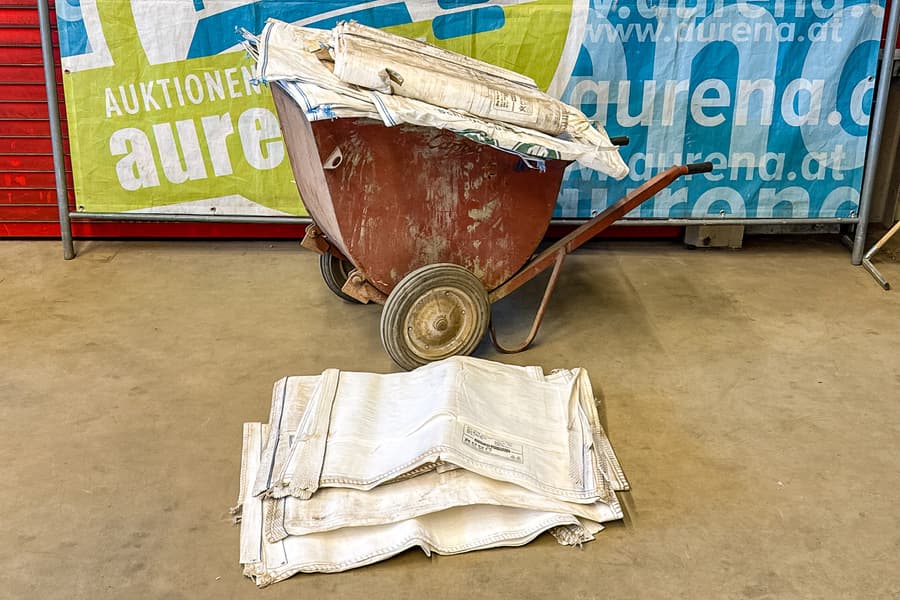 Schiebetruhe mit Big Bags