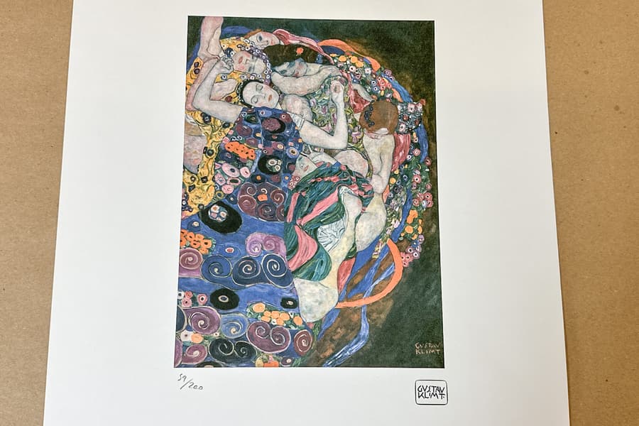Lithografie nach Gustav Klimt, limitiert