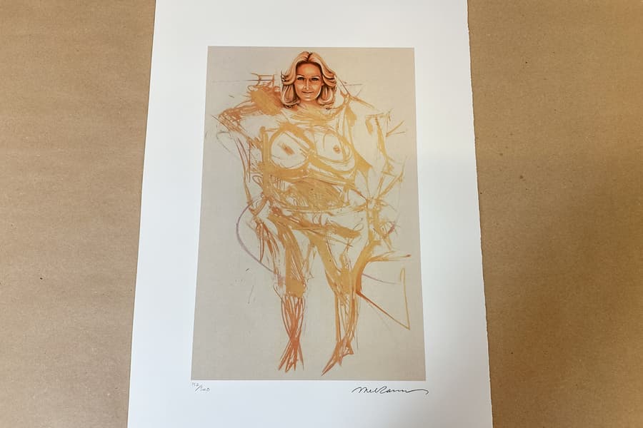 Lithografie nach Mel Ramos