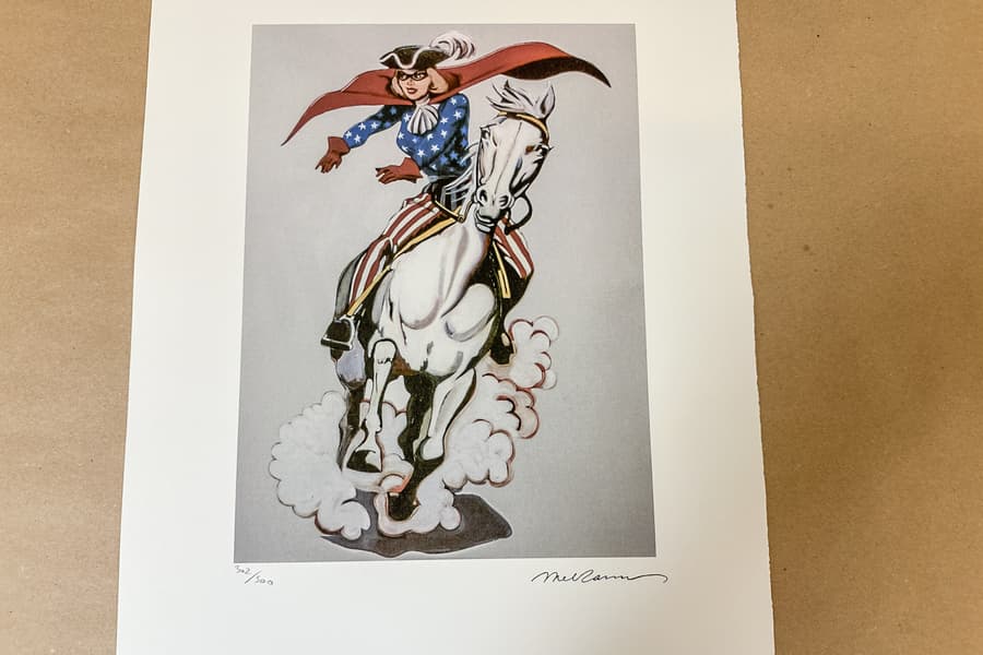 Lithografie nach Mel Ramos