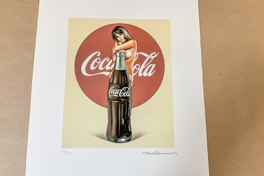 Lithografie nach Mel Ramos