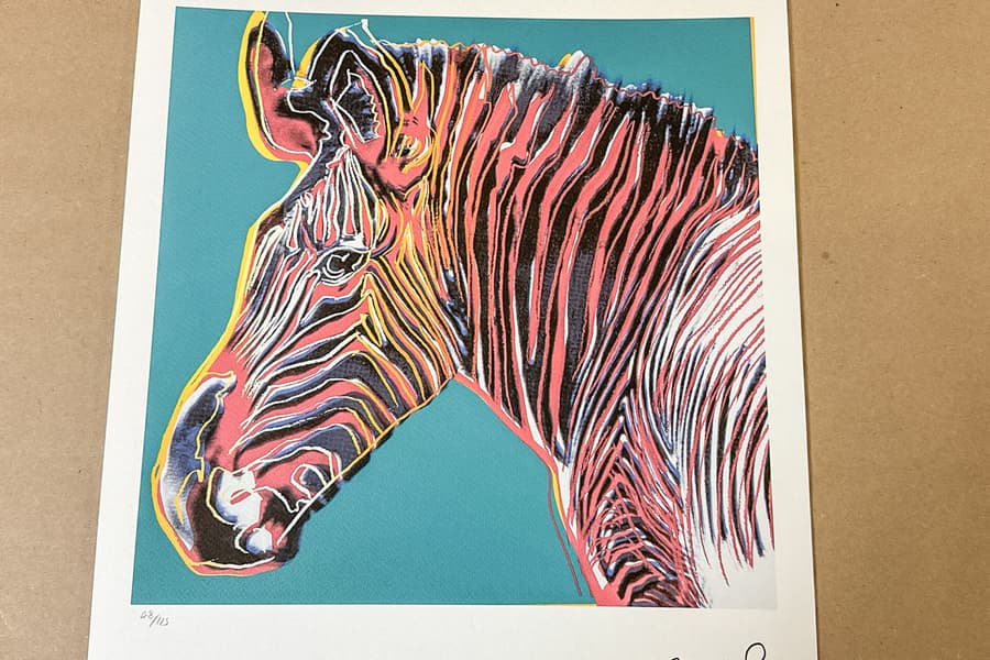 Lithografie nach Andy Warhol, limitiert