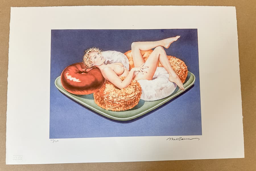 Lithografie nach Mel Ramos