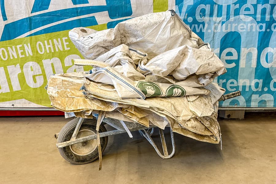 Schiebetruhe mit Big Bags