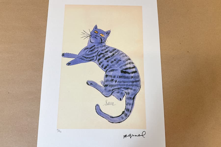 Lithografie nach Andy Warhol, limitiert