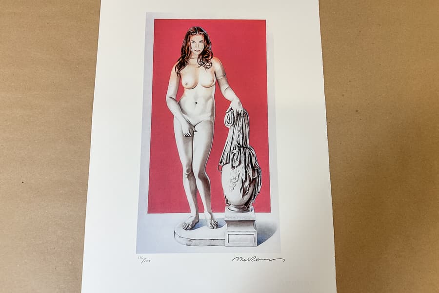 Lithografie nach Mel Ramos