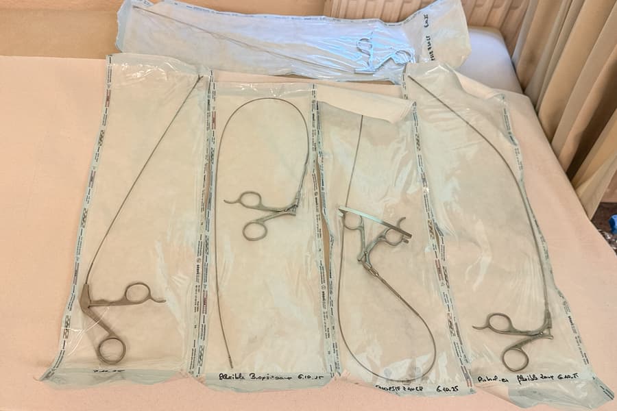 5 Fasszangen für Zystoskopie