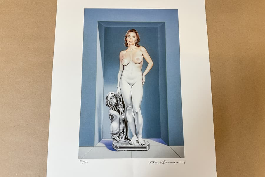 Lithografie nach Mel Ramos